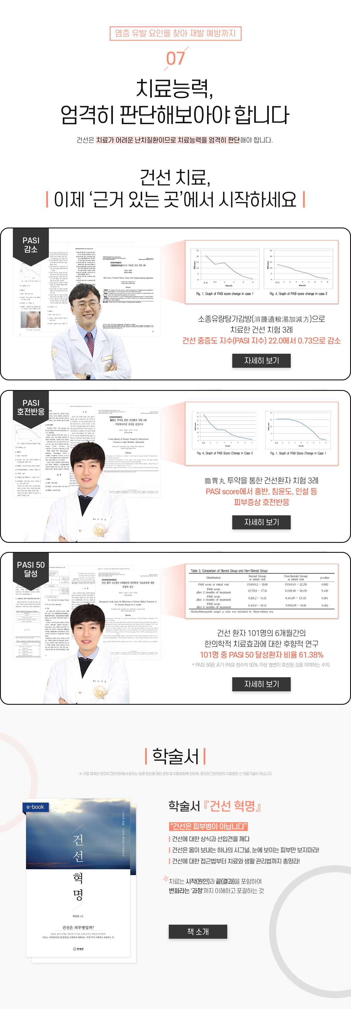 7. 치료능력 엄격히 판단해보아야 합니다